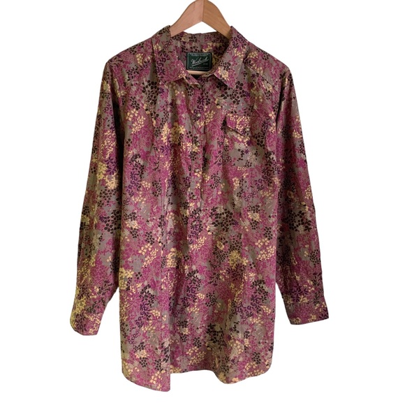 Woolrich Tops - Woolrich Floral Tunic Shirt